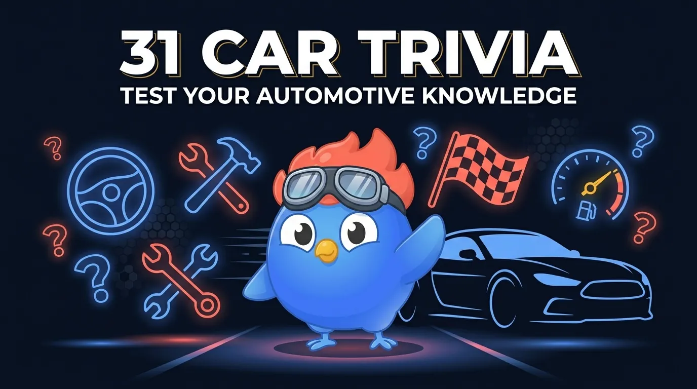 31 Car Trivia Questions [With Answers]