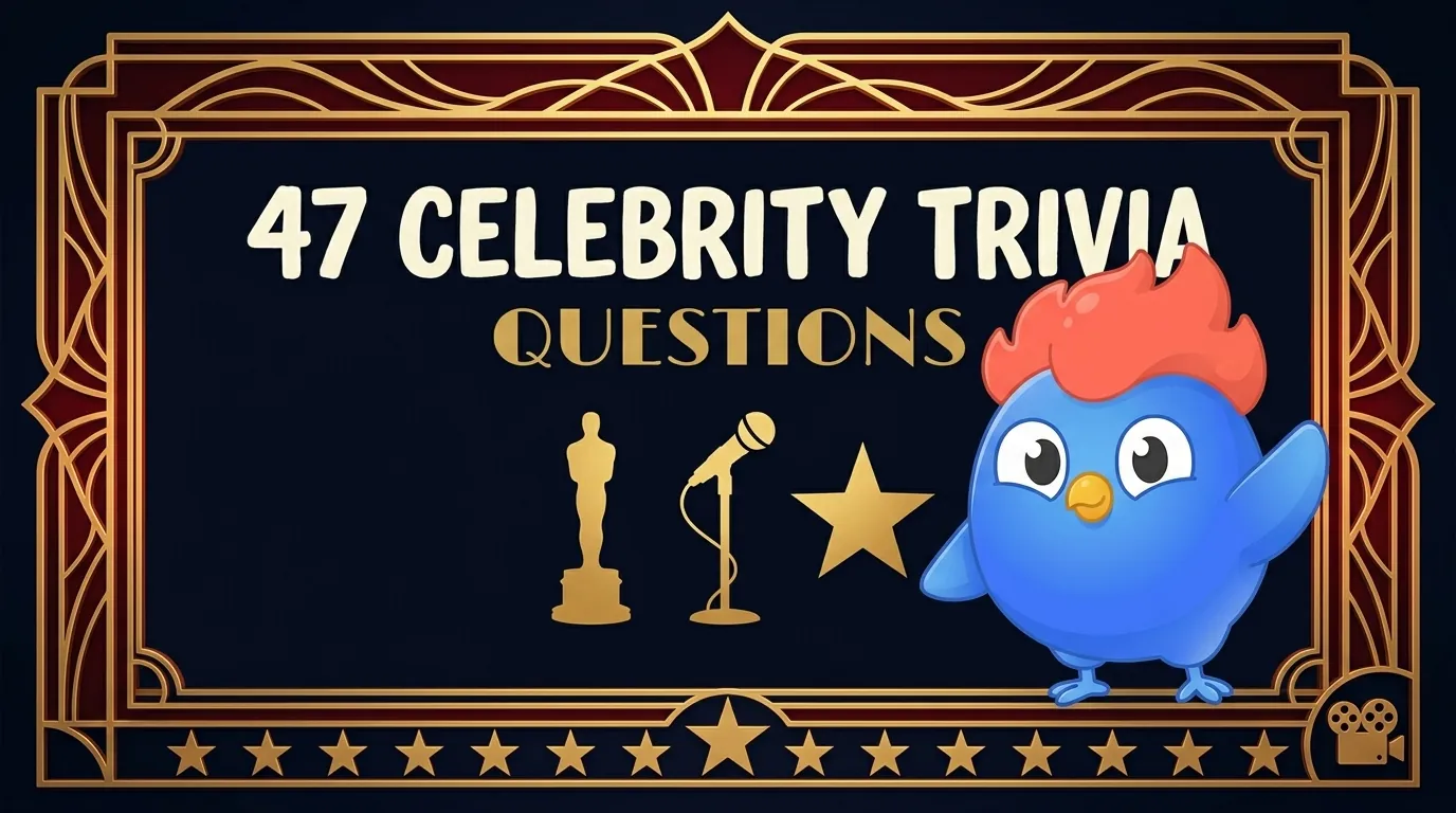 47 Celebrity Trivia Questions and Answers [2026]