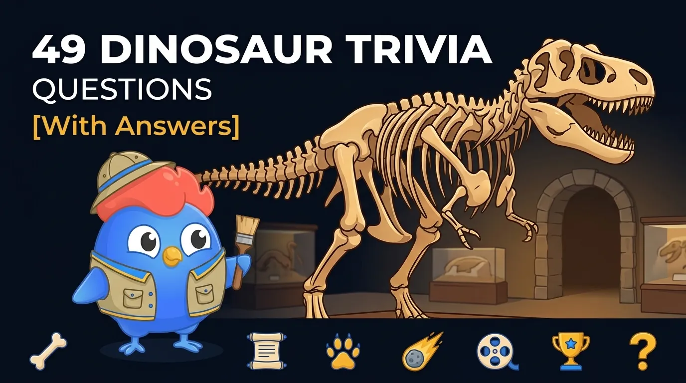 49 Dinosaur Trivia Questions [With Answers]