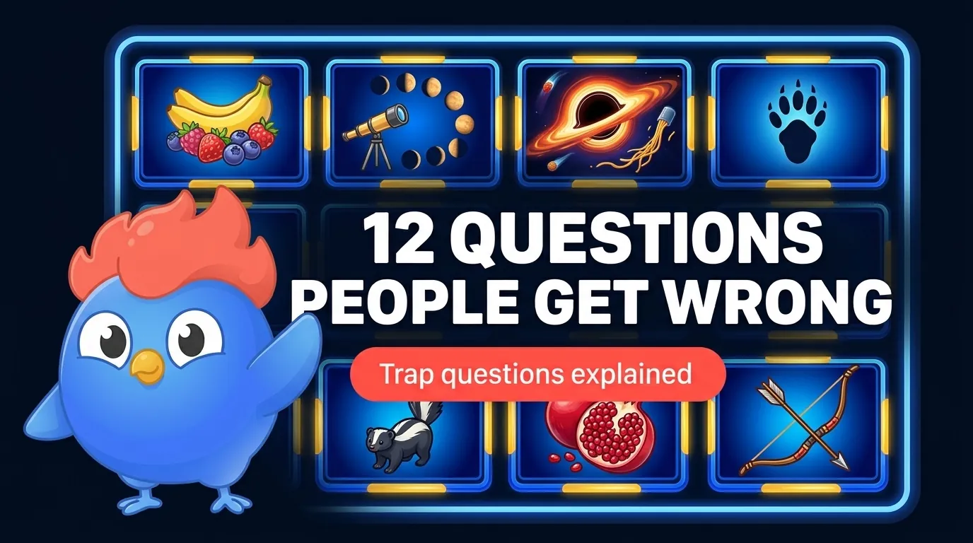 12 Questions People Get Wrong [Trivia Traps]