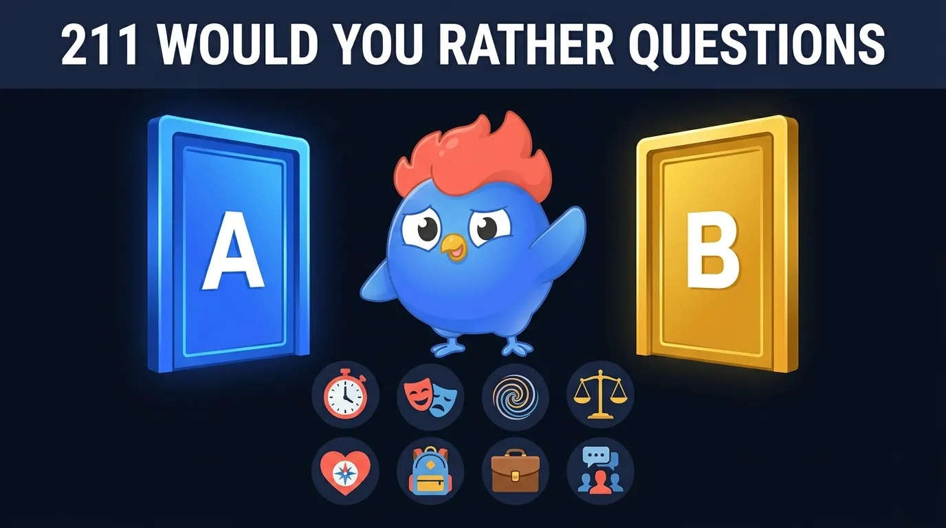211 Would You Rather Questions [Funny, Hard & Weird]